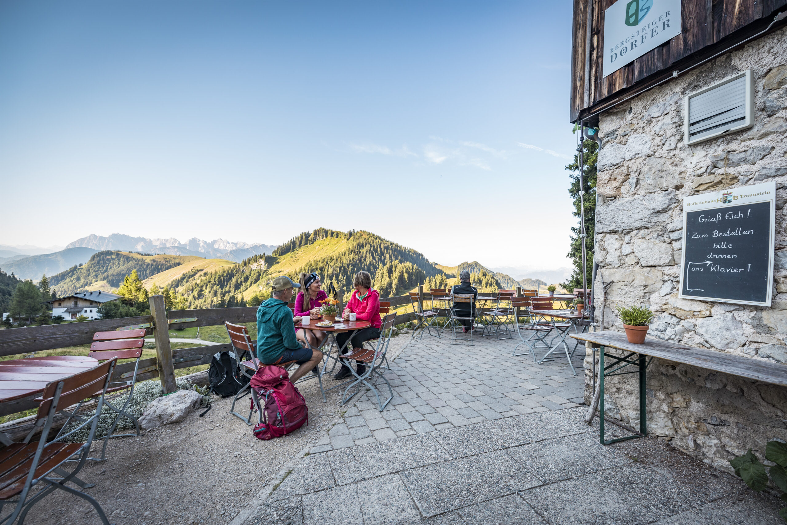 Bergsteigen am Geigelstein mit Einkehr auf der Priener Hütte
